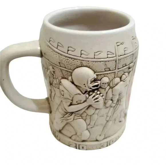 VINTAGE 1995 San Francisco Football Super Bowl XXIX Beer Stein Pottery Brazil - Picture 6 of 10